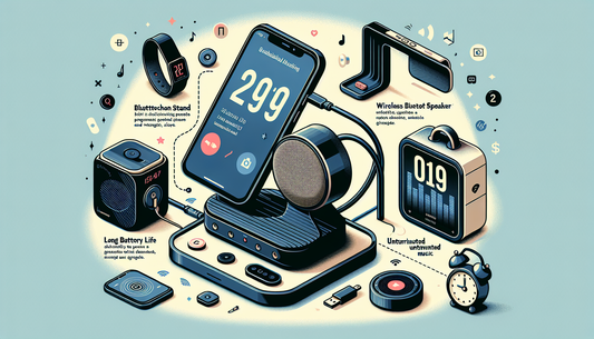 Discover the ultimate phone stand with Bluetooth s