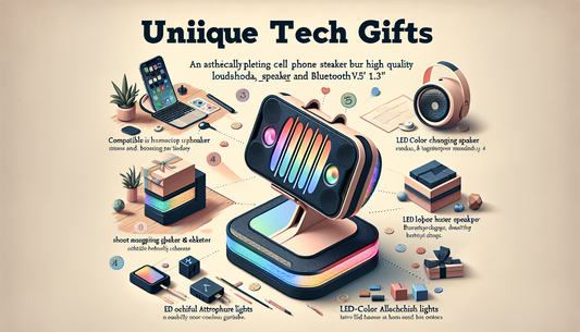 Discover unique gifts for men including tech gadge