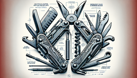 Discover the FUNBRO Multitool Carabiner with pocke