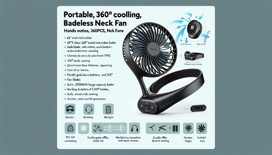 Discover how portable neck fans can keep you cool