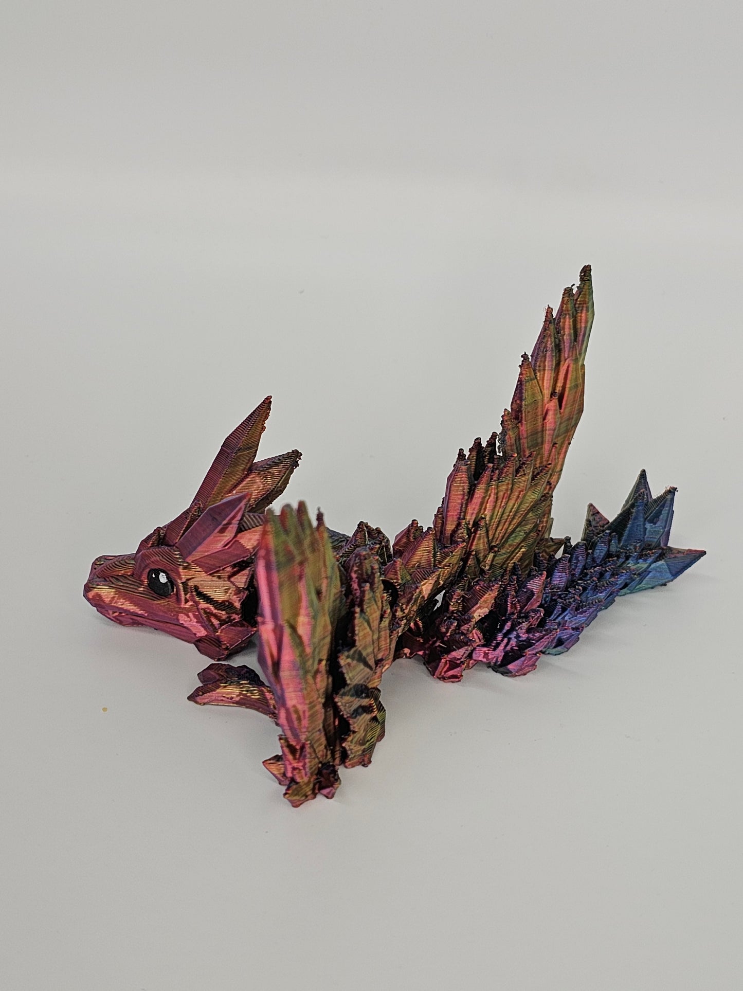 Winged Baby Crystal Dragon