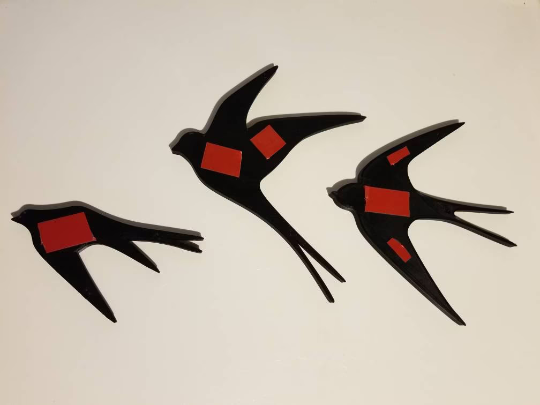 3D Wall Art: Birds