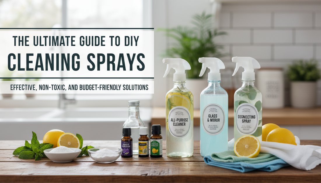 The Ultimate Guide to DIY Cleaning Sprays: Effective, Non-Toxic, and Budget-Friendly Solutions