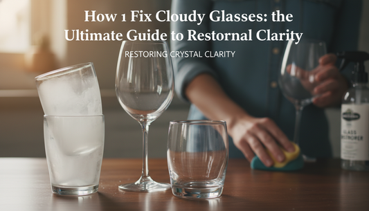 How to Fix Cloudy Glasses: The Ultimate Guide to Restoring Crystal Clarity