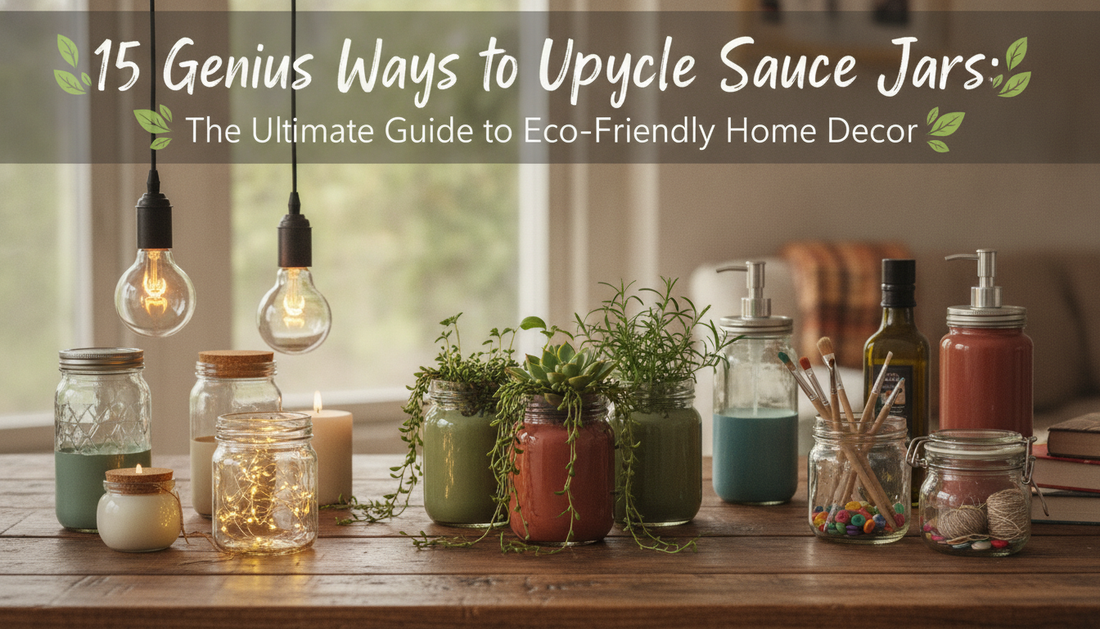 15 Genius Ways to Upcycle Pasta Sauce Jars: The Ultimate Guide to Eco-Friendly Home Decor