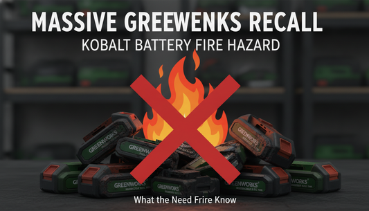 Massive Greenworks Recall: What You Need to Know About the Kobalt Battery Fire Hazard