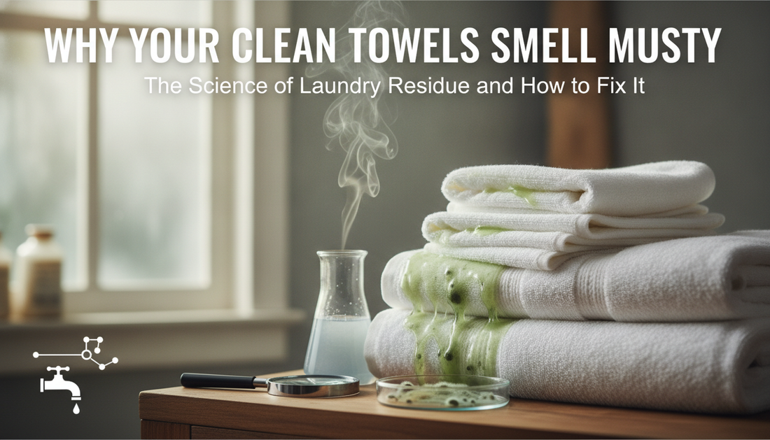Why Your Clean Towels Smell Musty: The Science of Laundry Residue and How to Fix It