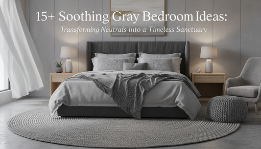 15+ Soothing Gray Bedroom Ideas: Transforming Neutrals into a Timeless Sanctuary