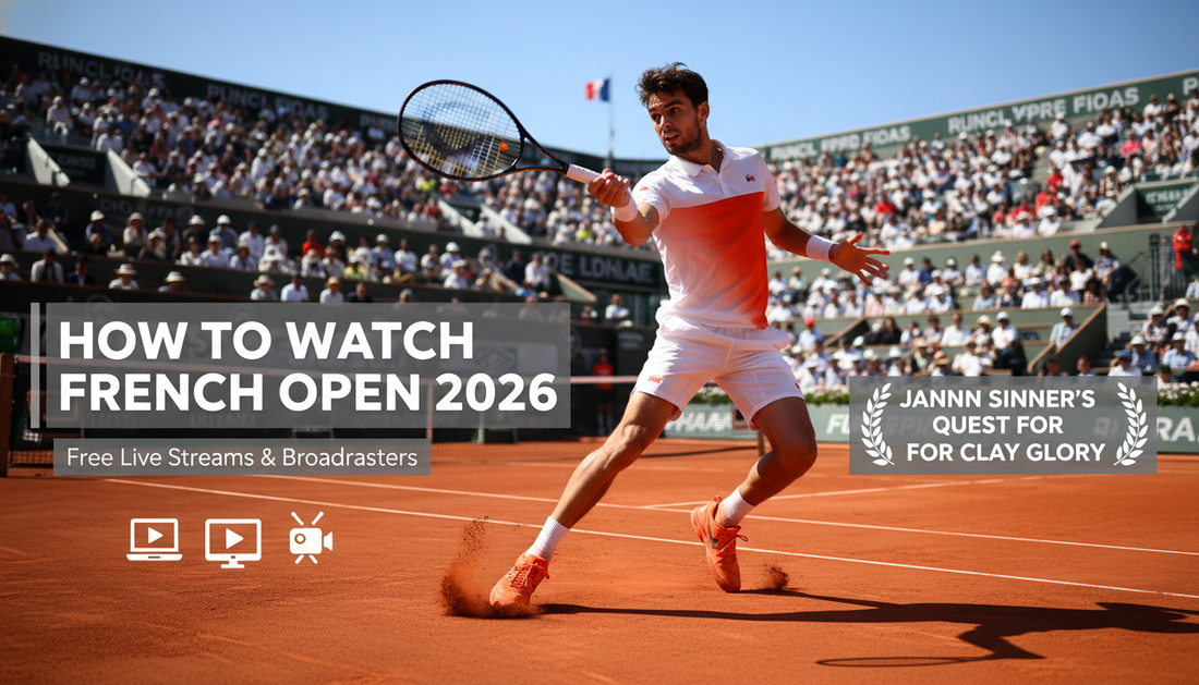 How to Watch French Open 2026: Free Live Streams, Broadcasters, and Jannik Sinner’s Quest for Clay Glory
