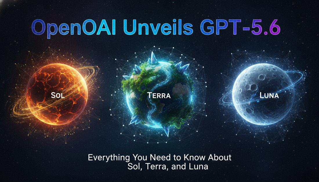 OpenAI Unveils GPT-5.6: Everything You Need to Know About Sol, Terra, and Luna