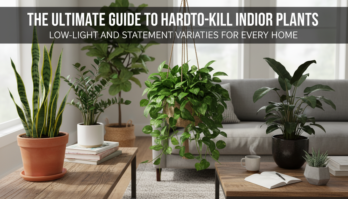 The Ultimate Guide to Hard-to-Kill Indoor Plants: Low-Light and Statem ...