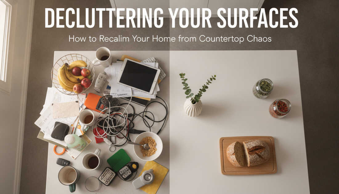 Decluttering Your Surfaces: How to Reclaim Your Home from Countertop Chaos