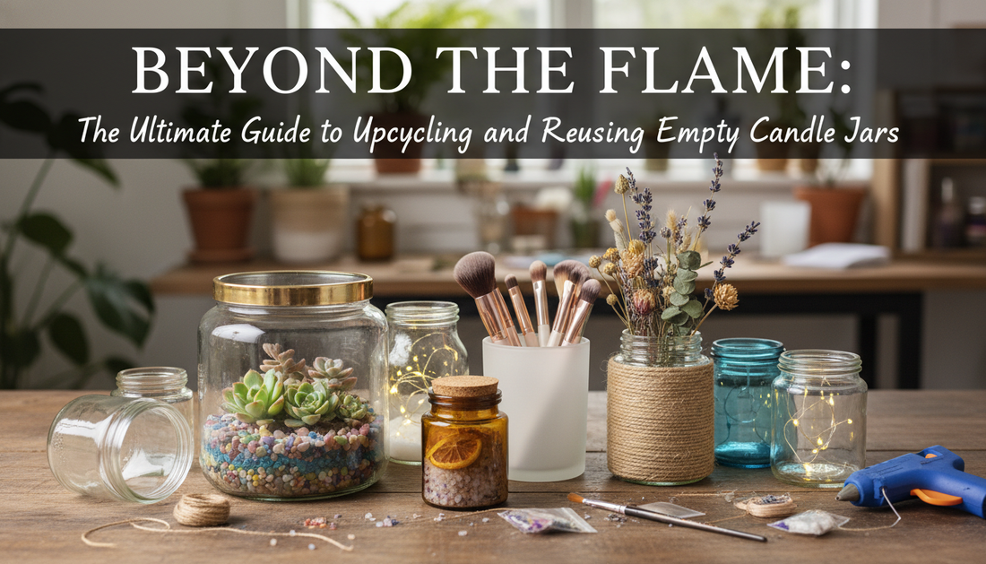 Beyond the Flame: The Ultimate Guide to Upcycling and Reusing Empty Candle Jars