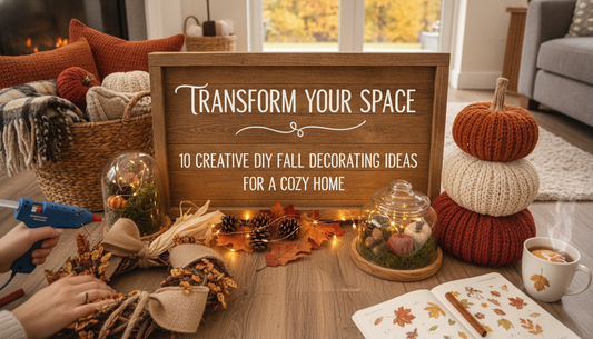Transform Your Space: 10 Creative DIY Fall Decorating Ideas for a Cozy Home