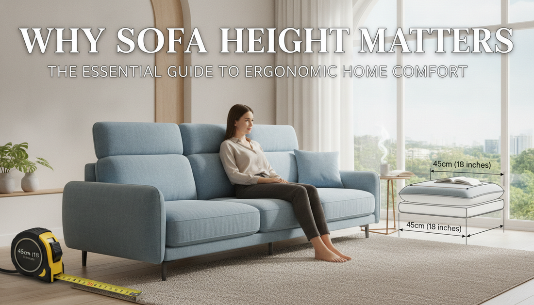 Why Sofa Height Matters: The Essential Guide to Ergonomic Home Comfort