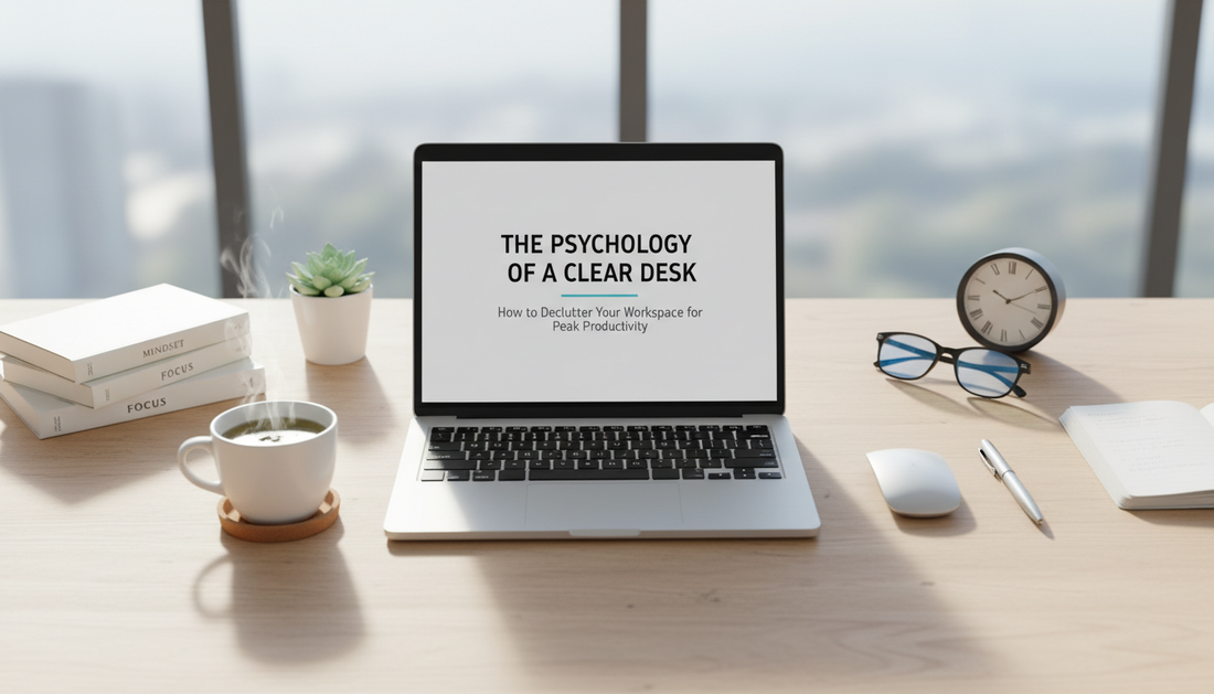The Psychology of a Clear Desk: How to Declutter Your Workspace for Peak Productivity