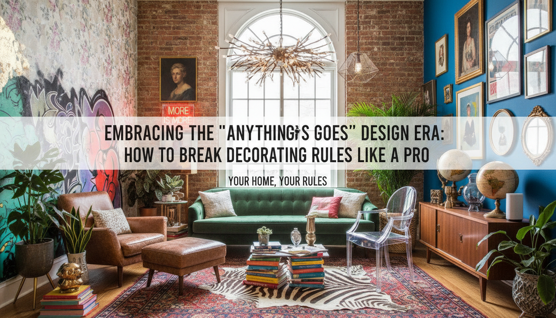 Embracing the "Anything Goes" Design Era: How to Break Decorating Rules Like a Pro