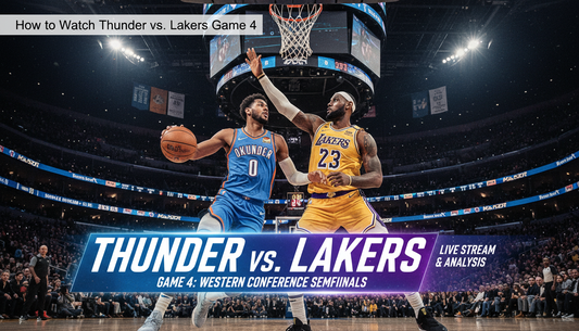 How to Watch Thunder vs. Lakers Game 4: Live Stream, Schedule, and Western Conference Semifinals Analysis