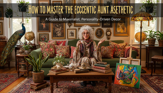 How to Master the Eccentric Aunt Aesthetic: A Guide to Maximalist, Personality-Driven Decor