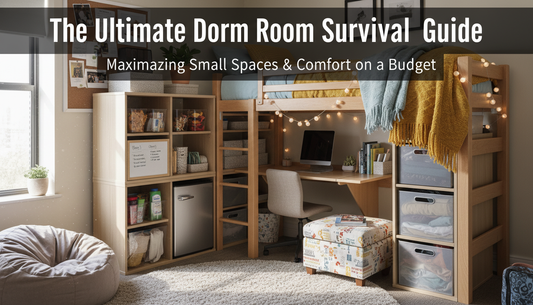 The Ultimate Dorm Room Survival Guide: Maximizing Small Spaces and Comfort on a Budget
