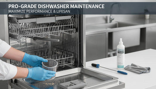 Pro-Grade Dishwasher Maintenance: How to Maximize Performance and Lifespan