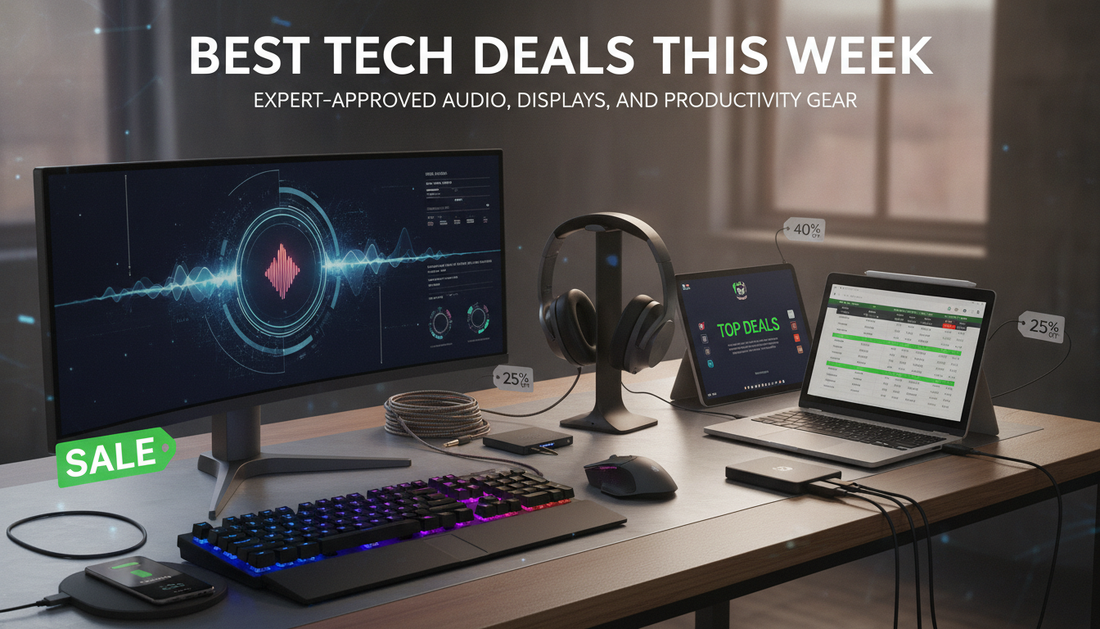 Best Tech Deals This Week: Expert-Approved Audio, Displays, and Productivity Gear