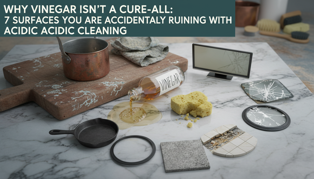 Why Vinegar Isn't a Cure-All: 7 Surfaces You Are Accidentally Ruining with Acidic Cleaning