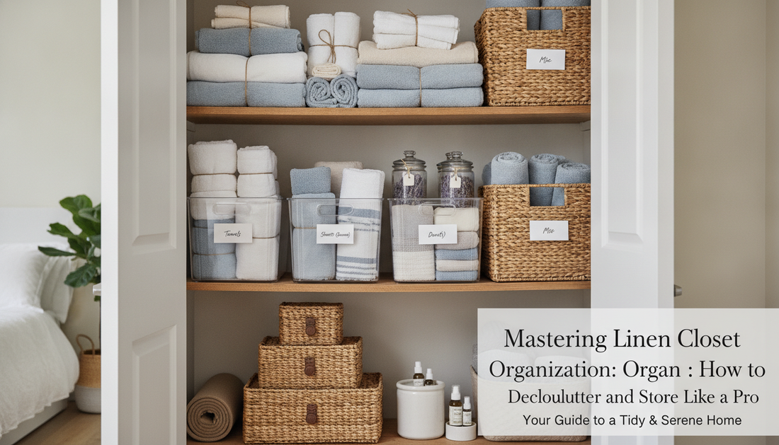 Mastering Linen Closet Organization: How to Declutter and Store Like a Pro