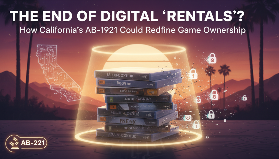 The End of Digital "Rentals"? How California’s AB-1921 Could Redefine Game Ownership