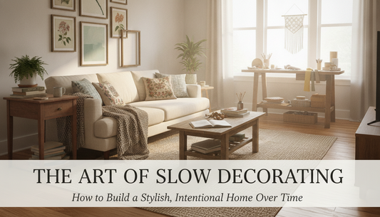 The Art of Slow Decorating: How to Build a Stylish, Intentional Home Over Time