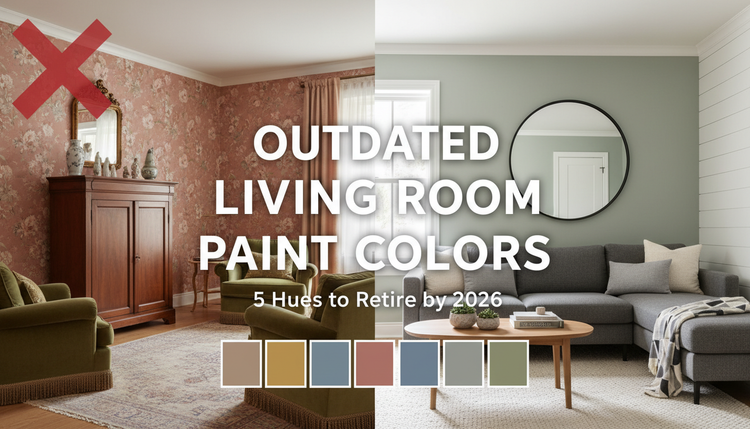 Outdated Living Room Paint Colors: 5 Hues to Retire by 2026 – Not Your ...
