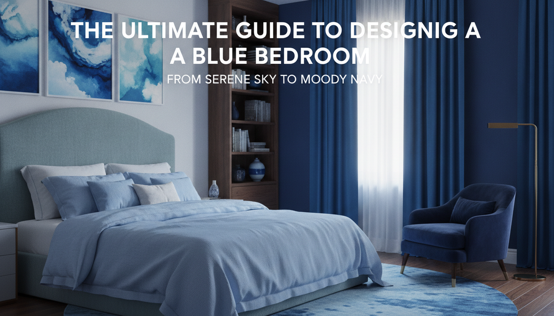 The Ultimate Guide to Designing a Blue Bedroom: From Serene Sky to Moody Navy