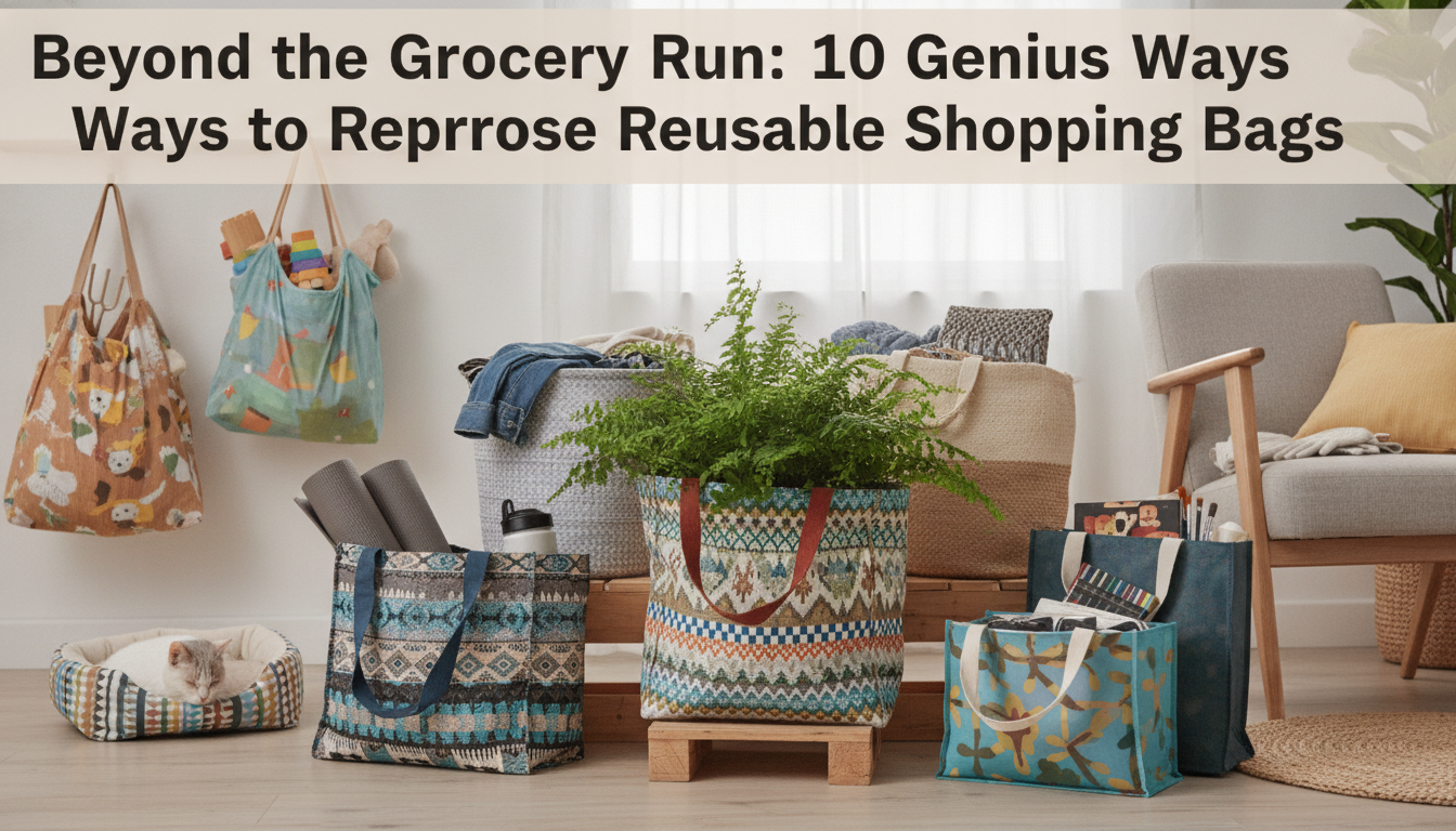 Beyond the Grocery Run: 10 Genius Ways to Repurpose Reusable Shopping ...