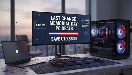 Last Chance Memorial Day PC Deals: Save Up to $600 on Apple, Dell, and Lenovo