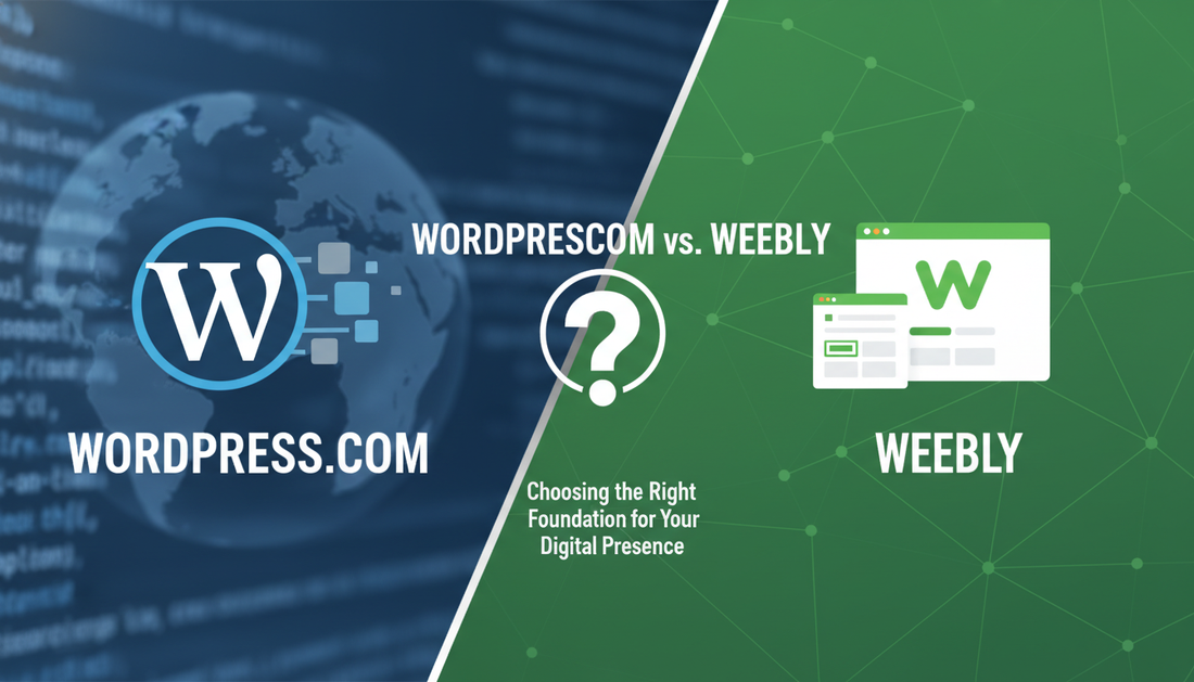WordPress.com vs. Weebly: Choosing the Right Foundation for Your Digital Presence