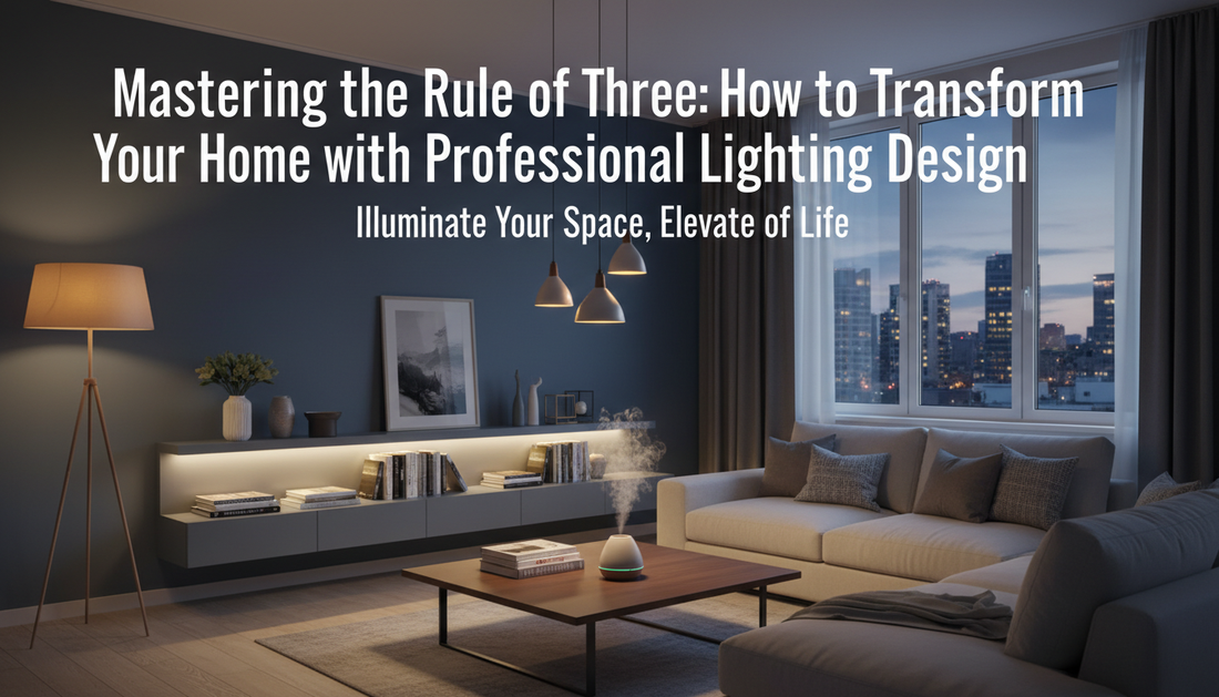 Mastering the Rule of Three: How to Transform Your Home with Professional Lighting Design