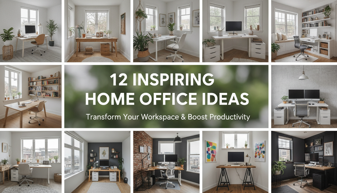 12 Inspiring Home Office Ideas to Transform Your Workspace and Boost Productivity
