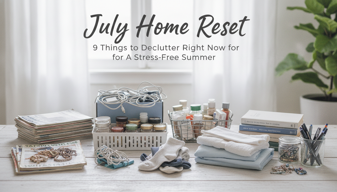 July Home Reset: 9 Things to Declutter Right Now for a Stress-Free Summer
