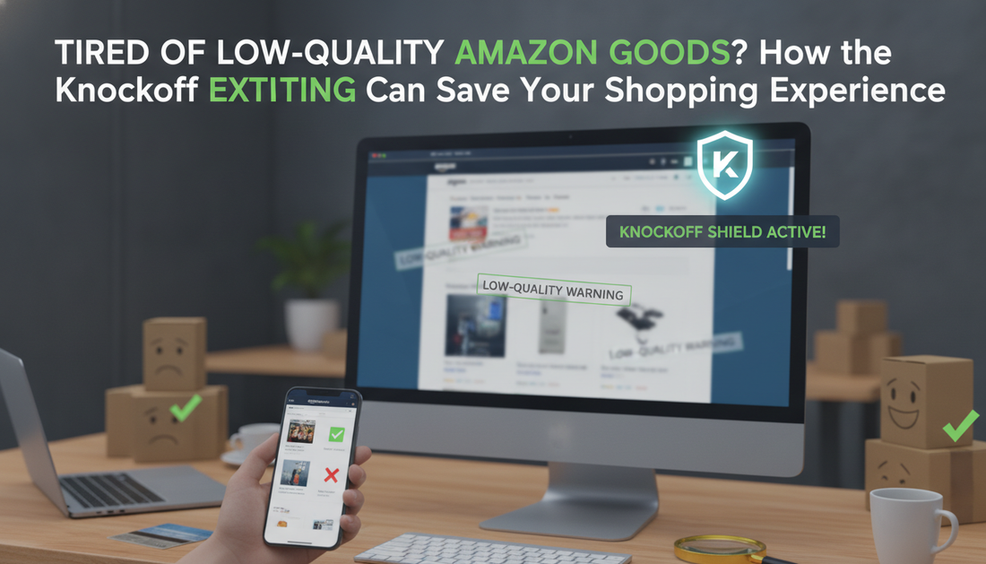 Tired of Low-Quality Amazon Goods? How the Knockoff Extension and Smart Vetting Can Save Your Shopping Experience