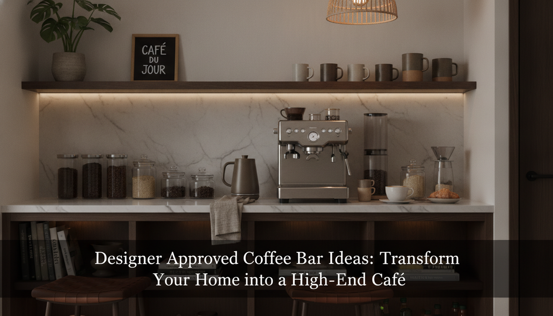 Designer-Approved Coffee Bar Ideas: Transform Your Home into a High-End Café
