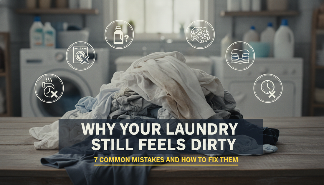 Why Your Laundry Still Feels Dirty: 7 Common Mistakes and How to Fix Them
