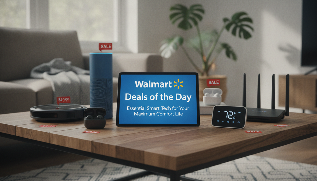 Walmart Deals of the Day: Essential Smart Tech for Your Maximum Comfort Life