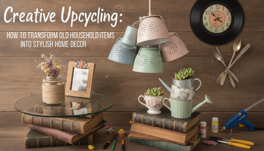 Creative Upcycling: How to Transform Old Household Items into Stylish Home Decor