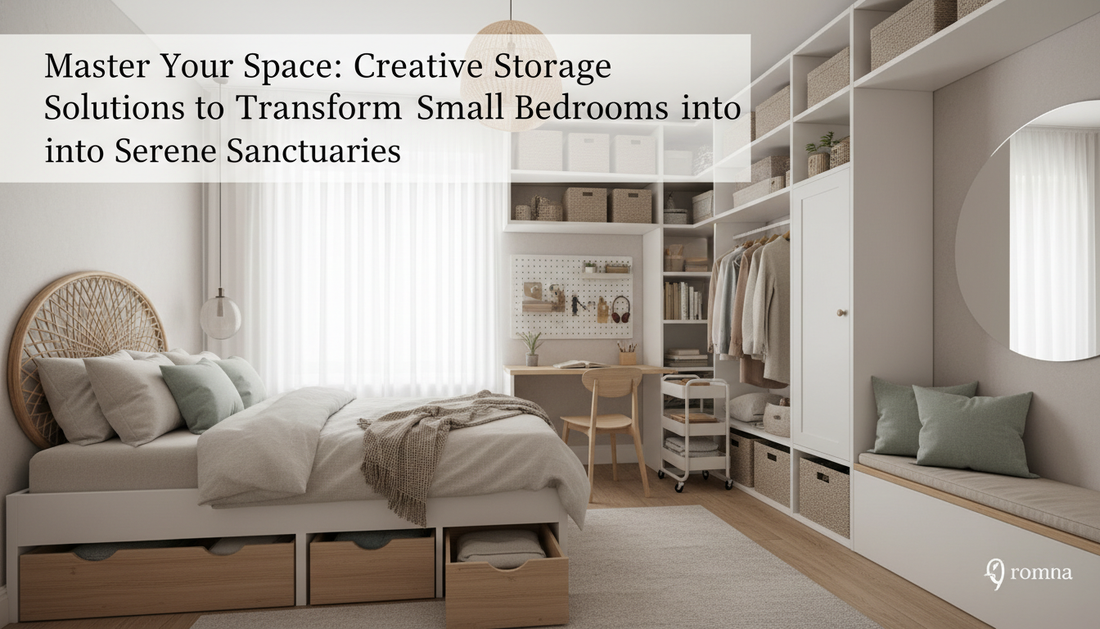 Master Your Space: Creative Storage Solutions to Transform Small Bedrooms into Serene Sanctuaries