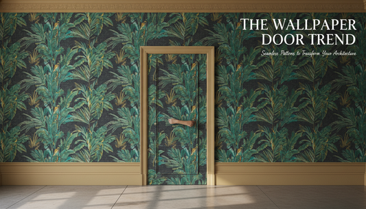 The Wallpaper Door Trend: How to Use Seamless Patterns to Transform Your Architecture