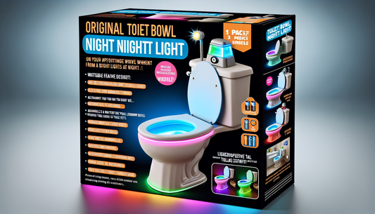 Discover the fun and practical toilet bowl night l