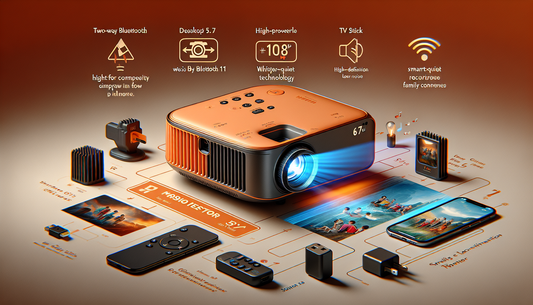 Discover the HOMPOW Mini Projector for immersive m