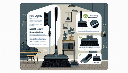Discover the best broom and dustpan set for effici