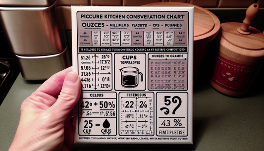Master your baking skills with a kitchen conversio