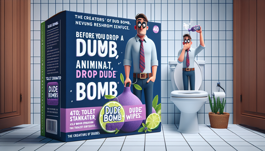 Discover how DUDE Bombs can save your bathroom fro